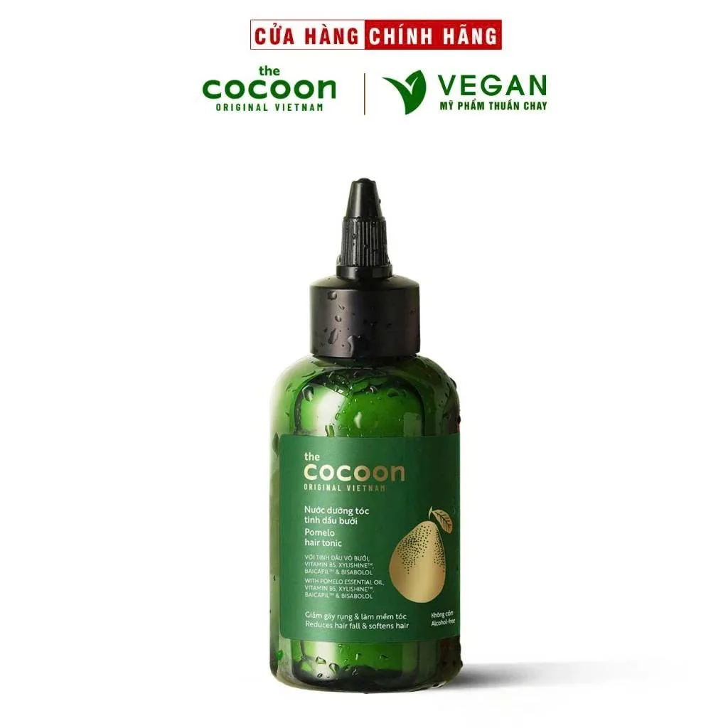 Nước dưỡng tóc tinh dầu bưởi Cocoon 140ml: giảm rụng có thật không?