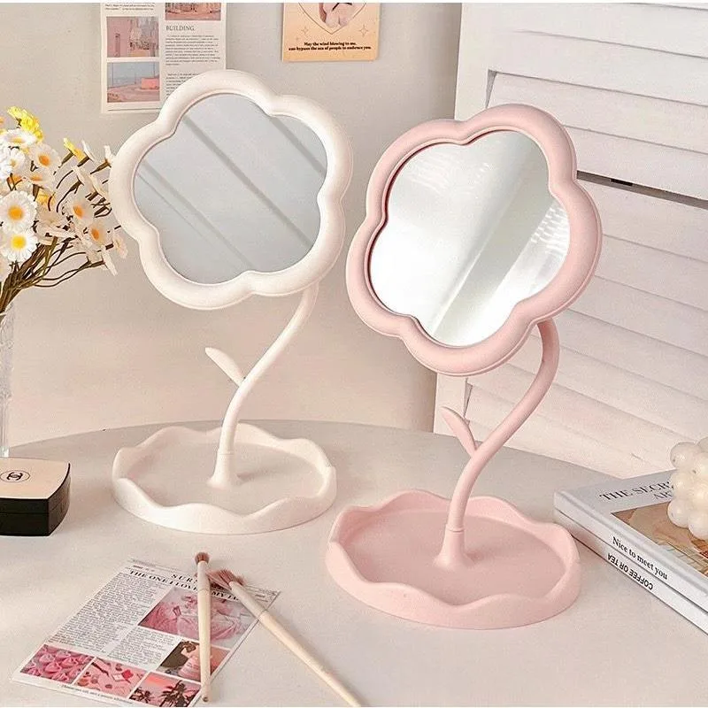 Gương decor để bàn hình hoa Chiosala12: bé xinh hết nấc cho góc bàn