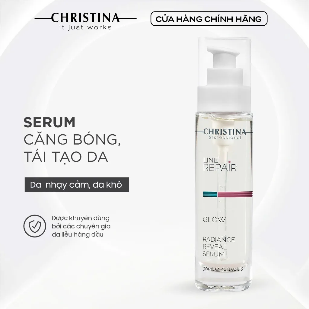Huyết thanh căng bóng, tái tạo da Christina Radiance Reveal Serum