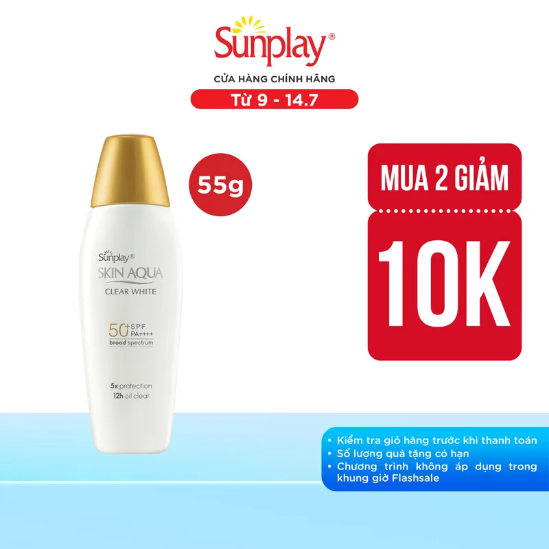 Kem chống nắng Sunplay Skin Aqua Clear White Eco SPF50 đáng mua không?