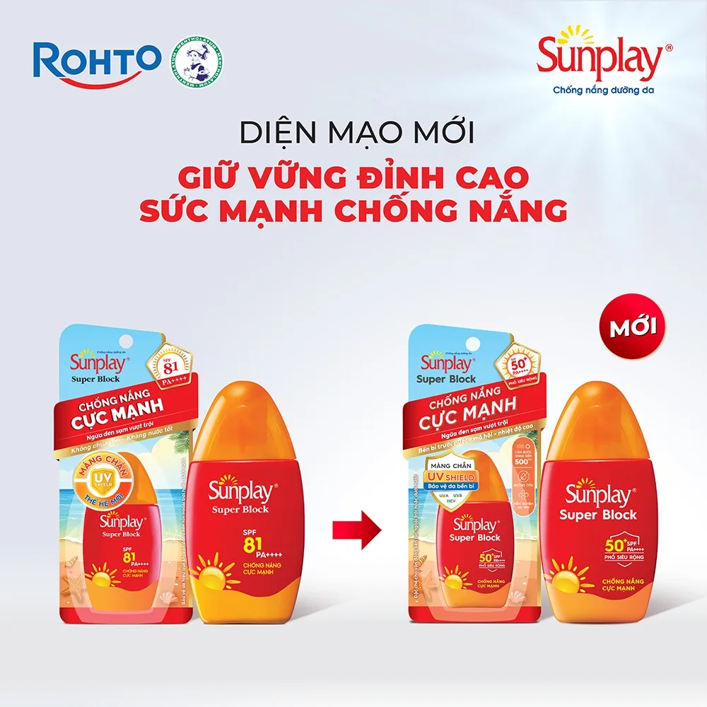Kem chống nắng Sunplay Super Block SPF 50+ PA++++ 4