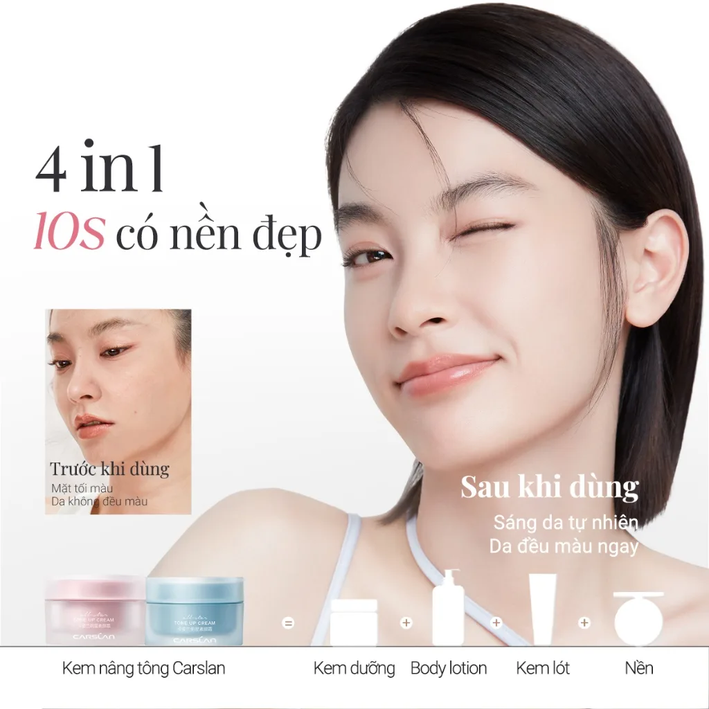 Kem Nâng Tông Da Carslan Mini 5g*2 3