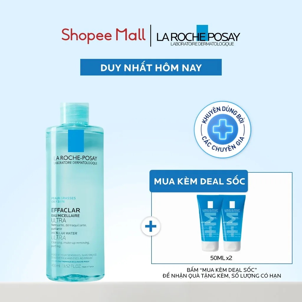 Nước tẩy trang Effaclar Micellar Water 400ml cho da dầu có tốt không?